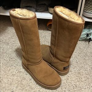UGG tall chestnut boots